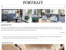 Tablet Screenshot of portraitmagazine.com